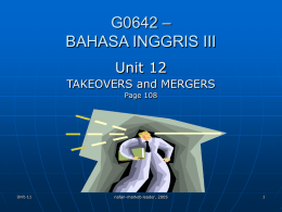– G0642 BAHASA INGGRIS III Unit 12