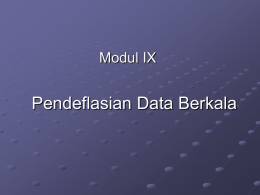 Pendeflasian Data Berkala Modul IX