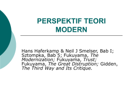 PERSPEKTIF TEORI MODERN Hans Haferkamp &amp; Neil J Smelser, Bab I; The
