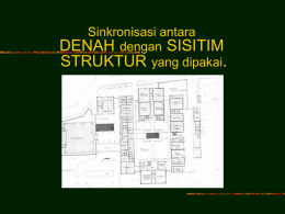 . DENAH SISITIM STRUKTUR