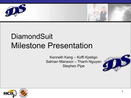 milestone presentation