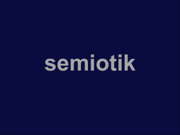 semiotik