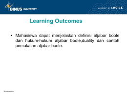 Learning Outcomes