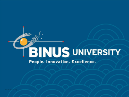 1 Bina Nusantara University