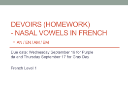 091415 French Level 1 Homework_son AN