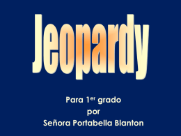 Jeopardy Gr1 - 1