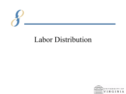 Labor Distribution Presentation