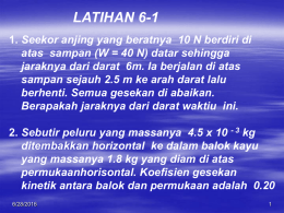 LATIHAN 6-1