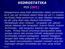 . HIDROSTATIKA P09 ( OFC)