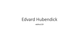 Edvard Hubendick, edhvu119, Industriell Försäljning.pptx