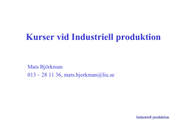 allmän info om produktion.ppt