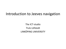 Introduction to Jeeves navigation.pptx