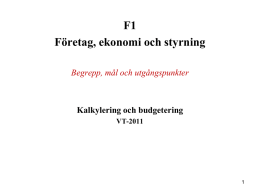 Föreläsning F1.1 (Ekonomisk styrning).ppt