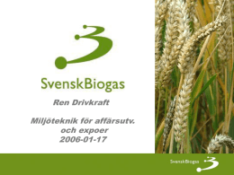 Carl Lilliehöök, Svensk Biogas