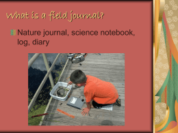 Field Journaling Power Point