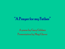 A Prayer for my Father.ppt