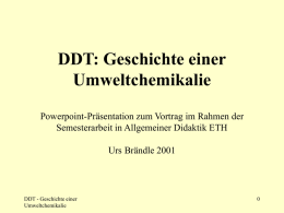 DDT (Vortrag) (PPT, 1.2 MB)