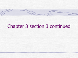 Chapter 3 section 3 continued.ppt