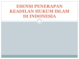 Penerapan Keadilan Hukum Islam di Indonesia.pptx