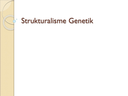 KAJIAN Strukturalisme Genetik.ppt