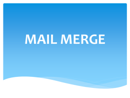 Mail Merge.ppt