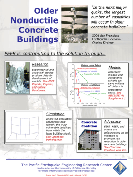 Older Nonductile Concrete Buildings