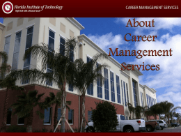 Career Management Services Overview