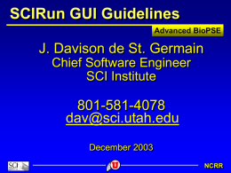 GUI design guidelines