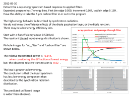 2012-05-30 Extract the x-ray energy spectrum based response to applied filters