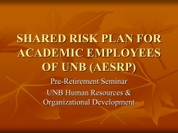 AESRP - Faculty Pension
