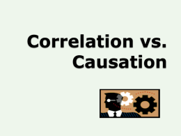 Correlation Versus Causation Powerpoint