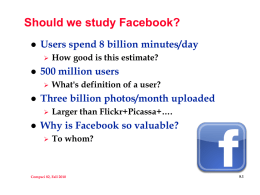 Should we study Facebook?
