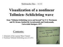 11. Visualization of a nonlinear Tollmien-Schlichting wave.ppt