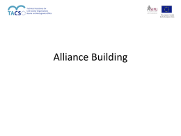 Alliance building