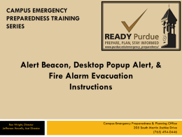 Alert Beacons Desktop Popup Alert Instructions PowerPoint