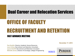 Faculty Recruitment and Retention Office