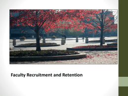 Faculty Recruitment and Retention Office