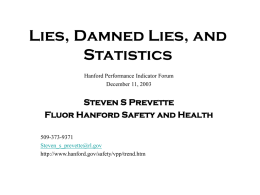 Lies Damned Lies and Statistics.ppt