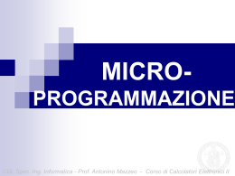 3 Microprogrammazione