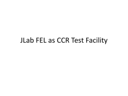 JLab FEL as e-Cooler test facility