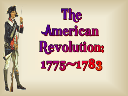 American Revolution Maps