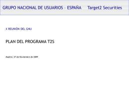 Plan del programa T2S (179 KB )