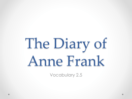 Anne Frank Bellwork 2.5