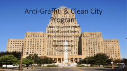 Anti-Graffiti &amp; Clean City Program