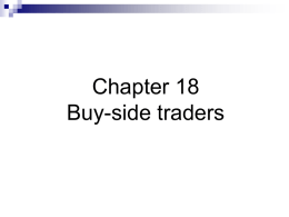 Chapter 18 Buy-Side ..