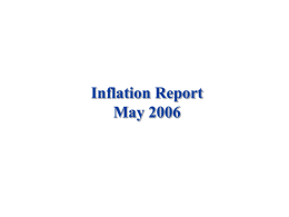Inflation Report May 2006