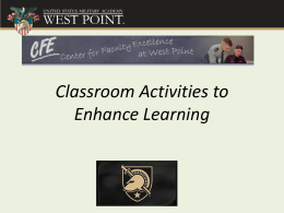 Tue_1_Evans_Classroom Activities to enhance learning