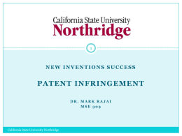 11.4 - Invention Process (Patent Infringement).pptx