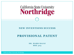 11.7 - Invention Process (Provisional Patent).pptx