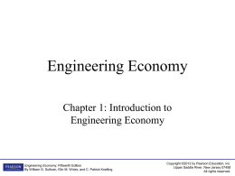 MSE604 Ch. 1 - Introduction to Engineering Economy.ppt